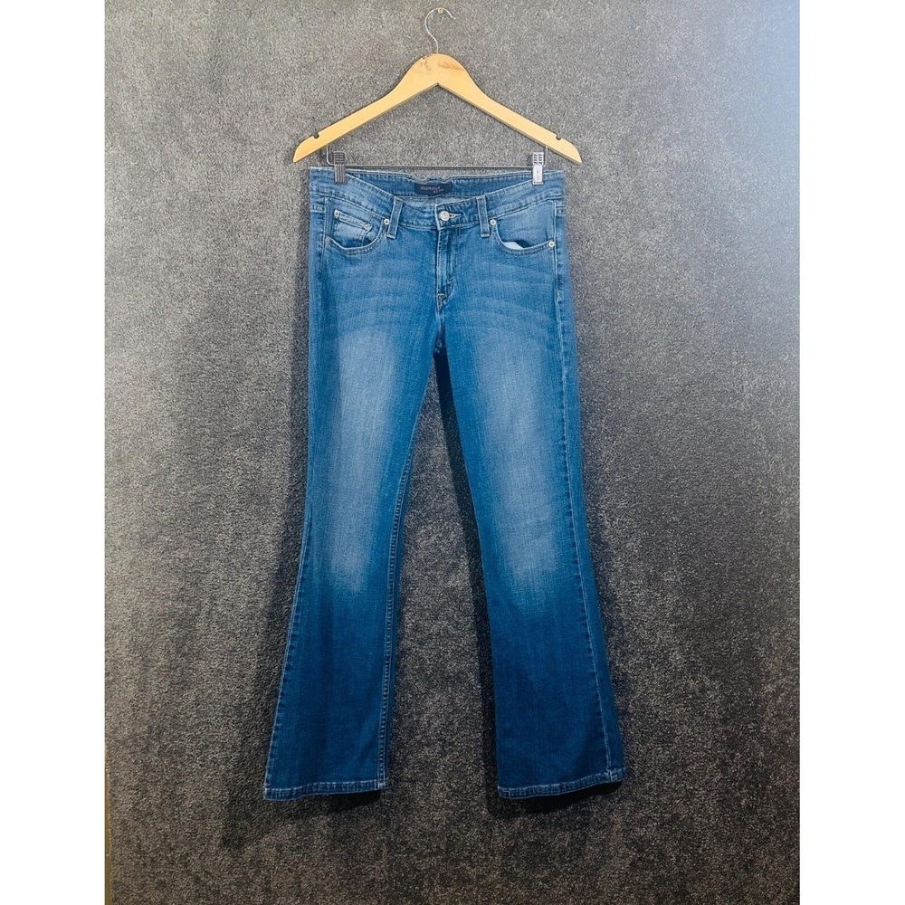 Y2K Levis Womens Superlow 518 Jeans Medium Wash Slim Bootcut Size 9 Medium
